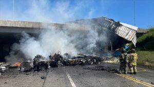 Fatal Crash on Will Rogers Turnpike: Semi-Truck Plunges Off Overpass Near Vinita